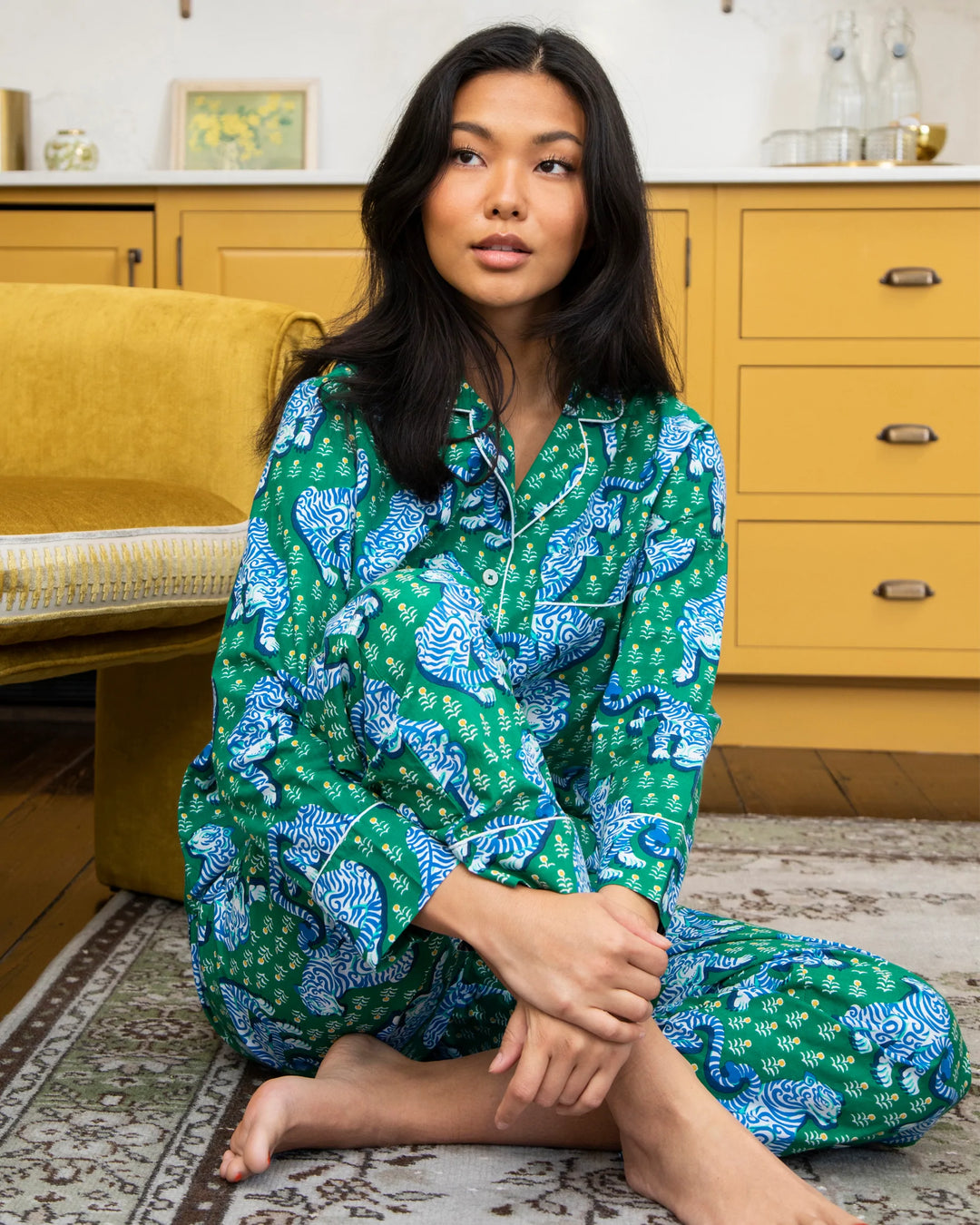 Cotton-Long Sleep Set