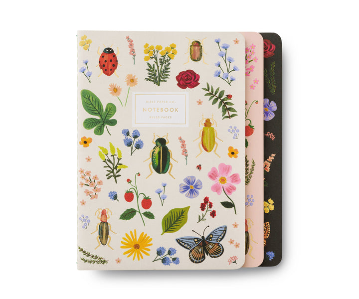 Set of 3 Notebooks-Curio