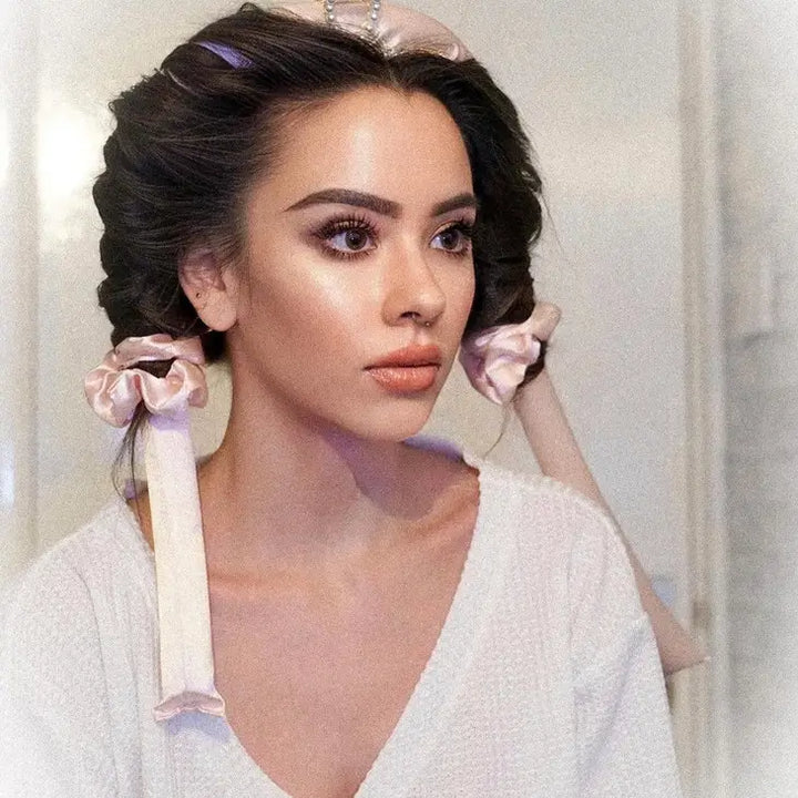Heatless Satin Foam Hair Curler