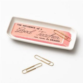 Trinket Dish-Good Teacher Eraser